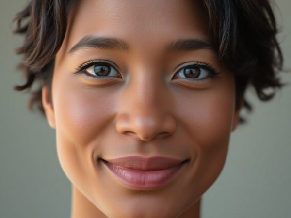 Portret fotografic: persoană încrezătoare cu imagine puternică, autentică.